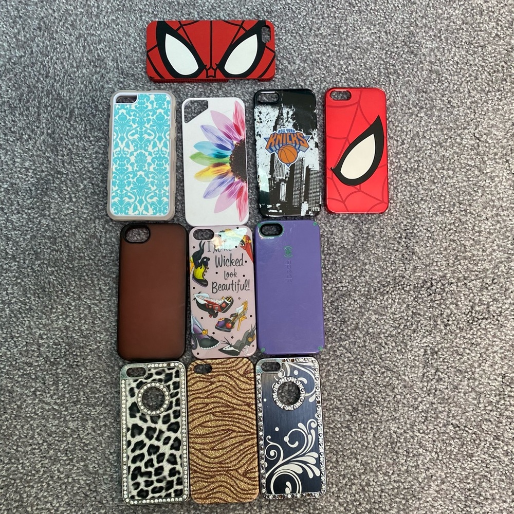 iPhone 5/5s cases with 2 screen protectors